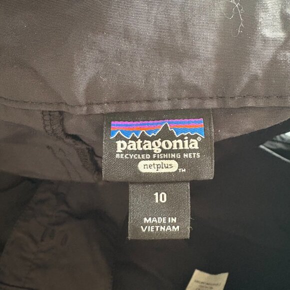 Patagonia Women's Wavefarer Boardshorts Black Grey Surf Athletic Paddleboard 10 - Picture 10 of 15